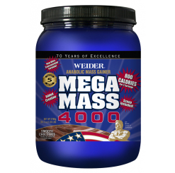 Weider Mega Mass 4000 Protein 2700g Vanilla flavor